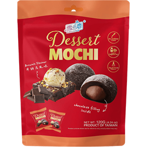 YUKI & LOVE - חטיף מוצ'י בטעם בראוניז 120 גרם