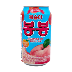 משקה אפרסק קוריאני עם חתיכות אפרסק