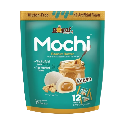 מוצ'י - ממתקי אורז ממולאים בטעם חמאת בוטנים