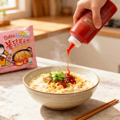 ראמן בולדאק בטעם עוף קרבונרה