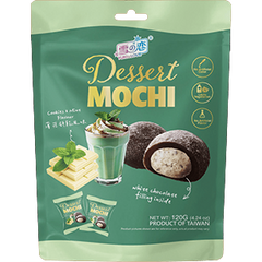 YUKI & LOVE - חטיף מוצ'י בטעם מנטה ועוגיות 120 גרם