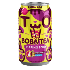 BOBA CAT – משקה תה טפיוקה בטעם ליצ'י ופסיפלורה