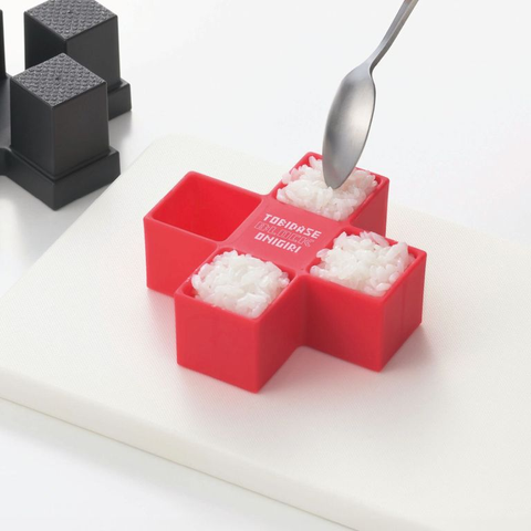 תבנית להכנת אוניגירי Minecraft מרובע 