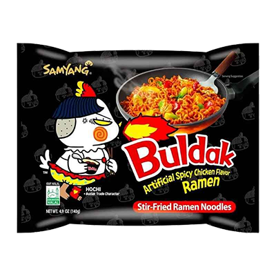 ראמן בולדאק שחור קוריאני