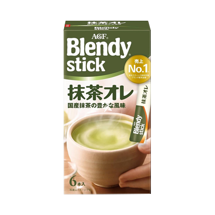 אבקה להכנת מאצ'ה לאטה מתקתקה Blendy Stick
