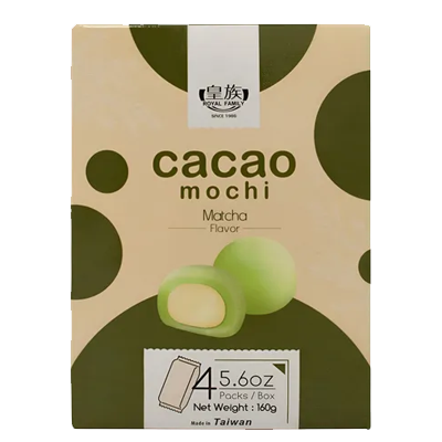 מוצ'י בטעם מאצ'ה וקקאו