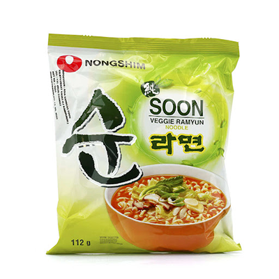 ראמן קוריאני טבעוני לא חריף "סון" להכנה מהירה