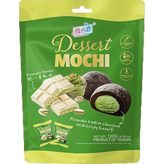 YUKI & LOVE - חטיף מוצ'י בטעם פיסטוק שוקולד לבן ושערות קדאיף 120 גרם