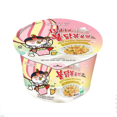 ראמן בולדאק בטעם קרב ונרה קרמי בקופסא